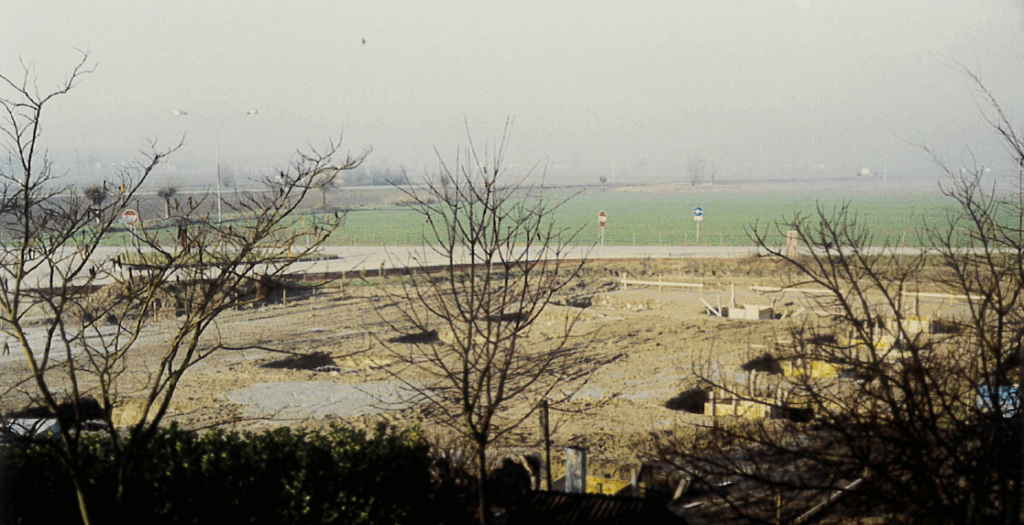 Preparazione terreno per nuova sede COMAS